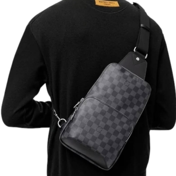 Louis Vuitton Other - LOUIS VUITTON Avenue Damier Graphite Canvas Slingbag, Pristine EUC Sling bag